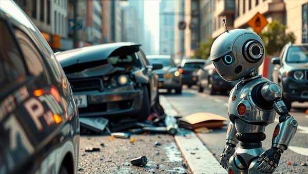 Этика беспилотников: Кто виноват в случае ДТП с участием робота?
