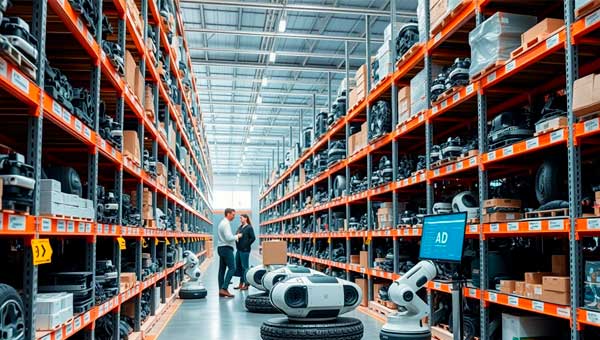 Умные склады: логистика автозапчастей с использованием ИИ