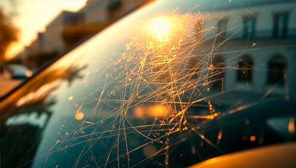 Как убрать царапины с лобового стекла без полировки